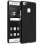 Avizar Funda Protectora de Silicona Negra Flexible para Huawei P9 Lite