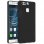 Avizar Funda Protectora de Silicona Flexible Negro Mate para Huawei P9