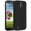 Avizar Funda Protectora de Silicona Flexible Negro Mate para Samsung Galaxy S4