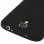 Avizar Funda Protectora de Silicona Flexible Negro Mate para Samsung Galaxy S4