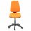 Piqueras y Crespo Elche S Bali Silla de Oficina Ruedas Nylon Naranja