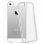 Avizar Capa Protetora de Silicone Transparente Ultra-Fina para iPhone 5 / 5S / SE