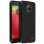 Avizar Funda Protectora de Silicona Negra Flexible para Motorola Moto E4