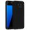 Avizar Funda Protectora de Silicona Negra Mate Ultrafina para Samsung Galaxy S7 Edge