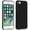 Avizar Capa Protetora de Silicone Preta Fosca Ultra-Fina para iPhone 7 / 8