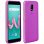 Avizar Funda Protectora de Silicona Flexible Antihuella Violeta para Wiko Lenny 5
