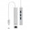 Convertitore nanocavo da USB-C a Gigabit Ethernet + 3x USB 3.0 da 15 cm