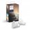 Philips Hue White Ambiance Pack 2 Bombillas Inteligentes LED 5W GU10 Luz Blanca Cálida a Fría