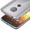 Avizar Funda Protectora de Silicona Flexible Semitransparente para Motorola Moto G6 Play / Motorola E5