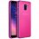 Carcasa Samsung Galaxy J6 Plus de silicona flexible antihuellas Rosa