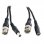 Safire Cable RG59 Combinado Coaxial y Alimentacion BNC 40 M Negro