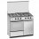 Meireles G 2950 DV Cocina Gas Independiente 5 Fuegos Acero inoxidable