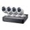 Kit de vidéosurveillance Level One DSK-4001 4 canaux 1080P IP66 vision nocturne