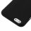 Avizar Funda Protectora de Silicona Flexible Antihuellas Negra para iPhone 6 / iPhone 6S