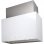 Nodor Isla Cube Glass WH Campana Extractora Decorativa Blanca