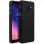 Avizar Funda Protectora de Silicona Flexible Antihuellas Negra para Samsung Galaxy J6