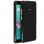 Avizar Funda Protectora de Silicona Flexible Antihuellas Negra para Wiko Lenny 5