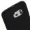 Avizar Funda Protectora de Silicona Flexible Antihuellas Negra para Samsung Galaxy S6 Edge