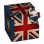 Bigben RR70PGB Radio Despertador con Proyector Diseño Union Jack