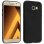 Avizar Funda Protectora de Silicona Flexible Antihuellas Negra para Samsung Galaxy A5 2016