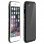 Avizar Funda Protectora de Silicona Efecto Lentejuelas Brillantes Negras para iPhone 6 / iPhone 6S