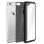 Avizar Funda Protectora de Silicona Efecto Lentejuelas Brillantes Negras para iPhone 6 / iPhone 6S