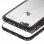 Avizar Funda Protectora de Silicona Efecto Lentejuelas Brillantes Negras para iPhone 6 / iPhone 6S