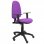 Piqueras y Crespo Ayna Bali Chaise de Bureau Accoudoirs Réglables Roues Parquet Lilas