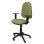 Piqueras y Crespo Ayna Bali Chaise de Bureau Accoudoirs réglables Roues Parquet Vert Moutarde