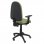 Piqueras y Crespo Ayna Bali Chaise de Bureau Accoudoirs réglables Roues Parquet Vert Moutarde