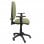Piqueras y Crespo Ayna Bali Chaise de Bureau Accoudoirs réglables Roues Parquet Vert Moutarde