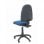 Piqueras y Crespo Ayna Bali Chaise de bureau à roulettes en parquet bleu marine