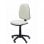 Piqueras y Crespo Ayna Bali Chaise de Bureau Parquet Gris Clair Roues
