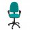 Piqueras y Crespo Ayna Bali Chaise de Bureau Accoudoirs Fixes Vert Turquoise