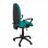 Piqueras y Crespo Ayna Bali Chaise de Bureau Accoudoirs Fixes Vert Turquoise
