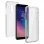 Avizar Fundas Protectora de Silicona y Policarbonato Protección 360º Color Champán para Samsung Galaxy A6 Plus