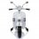 Ataa Cars Moto Eléctrica Vespa Clásica con Licencia Piaggio 12V Blanca