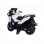 Ataa Cars Moto Eléctrica Gran Turismo Biplaza 12V Blanca