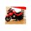Ataa Cars Moto Eléctrica Gran Turismo Biplaza 12V Roja