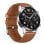 Huawei Watch GT 2 Bluetooth GPS 46mm AMOLED Castanho Caixa Prateada Correa Pele Resistente 5ATM