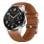 Huawei Watch GT 2 Bluetooth GPS 46mm AMOLED Castanho Caixa Prateada Correa Pele Resistente 5ATM