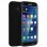 Avizar Capa Preta de Silicone e Policarbonato com Proteção Total para Samsung Galaxy S7 Edge