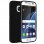 Avizar Funda Protectora de Silicona y Policarbonato Protección Total Negra para Samsung Galaxy S7