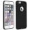 Avizar Funda Protectora de Silicona y Policarbonato Protección Total Negra para iPhone 6 / iPhone 6S