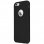 Avizar Funda Protectora de Silicona y Policarbonato Protección Total Negra para iPhone 6 / iPhone 6S
