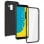 Avizar Coque de Protection en Silicone et Polycarbonate Noir Protection Totale pour Samsung Galaxy J6