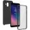 Avizar Funda Protectora de Silicona y Policarbonato Protección Total Negra para Samsung Galaxy A6