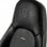 Noblechairs Icon Chaise de jeu en cuir PU Noir/Or