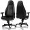 Noblechairs Icon Chaise de jeu en cuir PU Noir/Or
