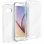 Avizar Funda Protectora de Silicona Transparente Protección 360 para Samsung Galaxy S6